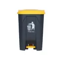 GARBAGE BUCKET GREYBLACKYELLOW 100 LTR