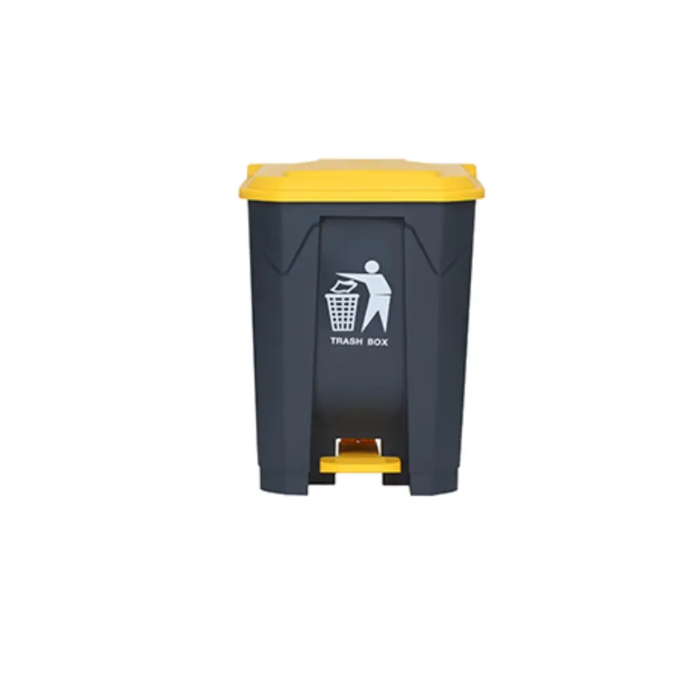 GARBAGE BUCKET BLACKGREYYELLOW 30 LTR