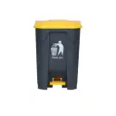 GARBAGE BUCKET BLACKGREYYELLOW 50 LTR