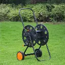 METAL HOSE CART WITH WHEEL WITHOUT HOSE
