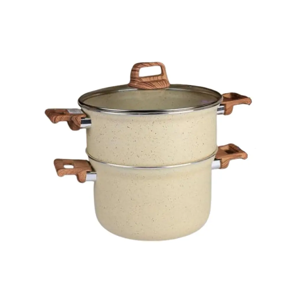 GRANITE 2 LAYER STEAMER POT 26CM STSPD26C 26 25