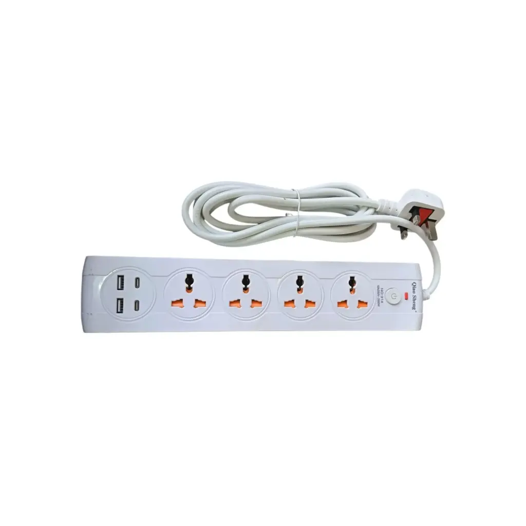 EXTENTION BOARD 4 WAY 2 USB 2TYPEC 3MTR