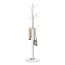 CLOTH HANGER WITH MARBLE BASE WHITE