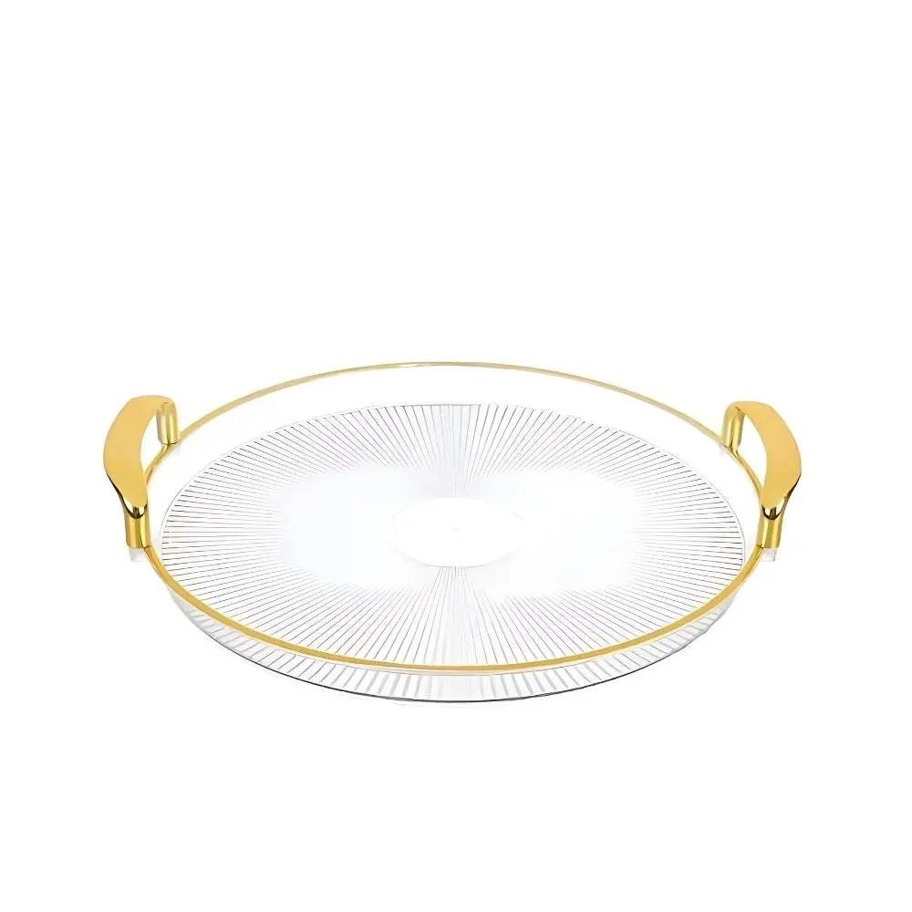 PP ROUND TRAY CLEAR 9008BIG