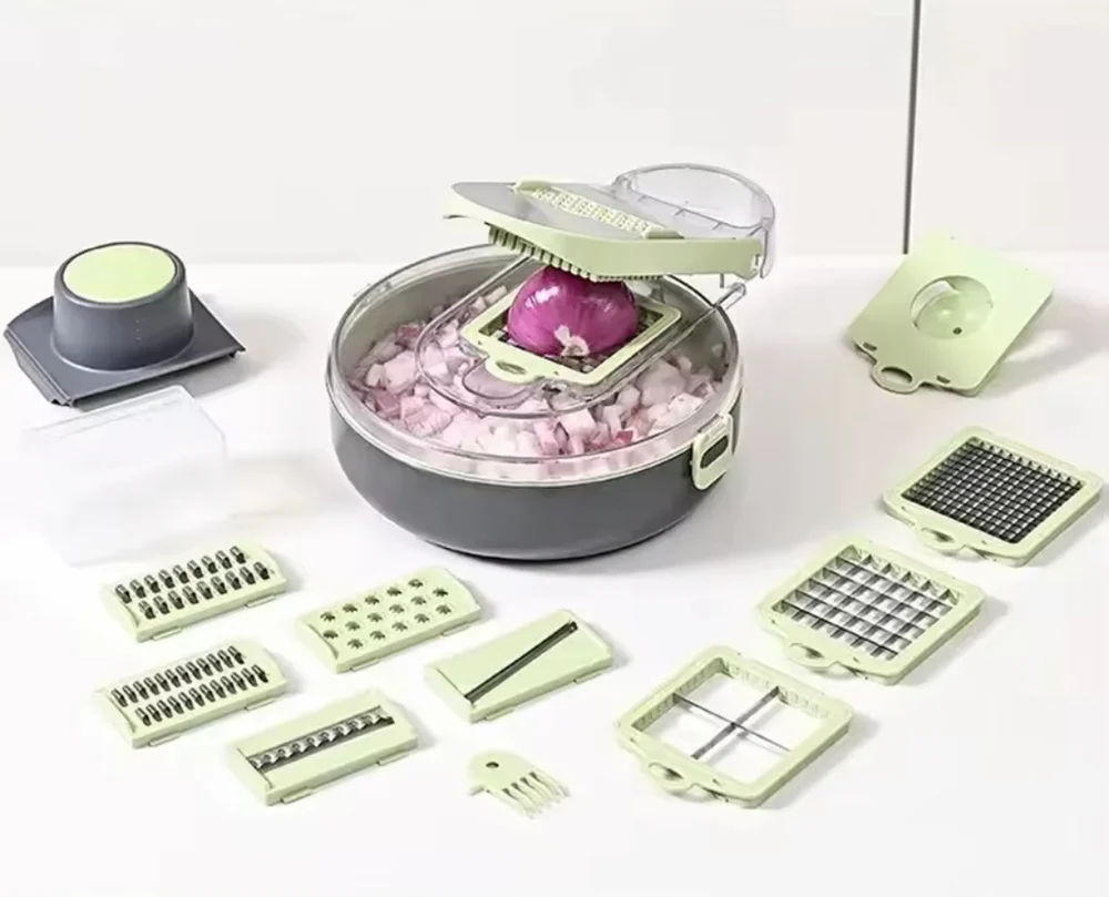 MULTI FUNCTIONAL 9 IN 1 VEGETABLE CUTTER 9 1