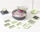 MULTI FUNCTIONAL 9 IN 1 VEGETABLE CUTTER 9 1