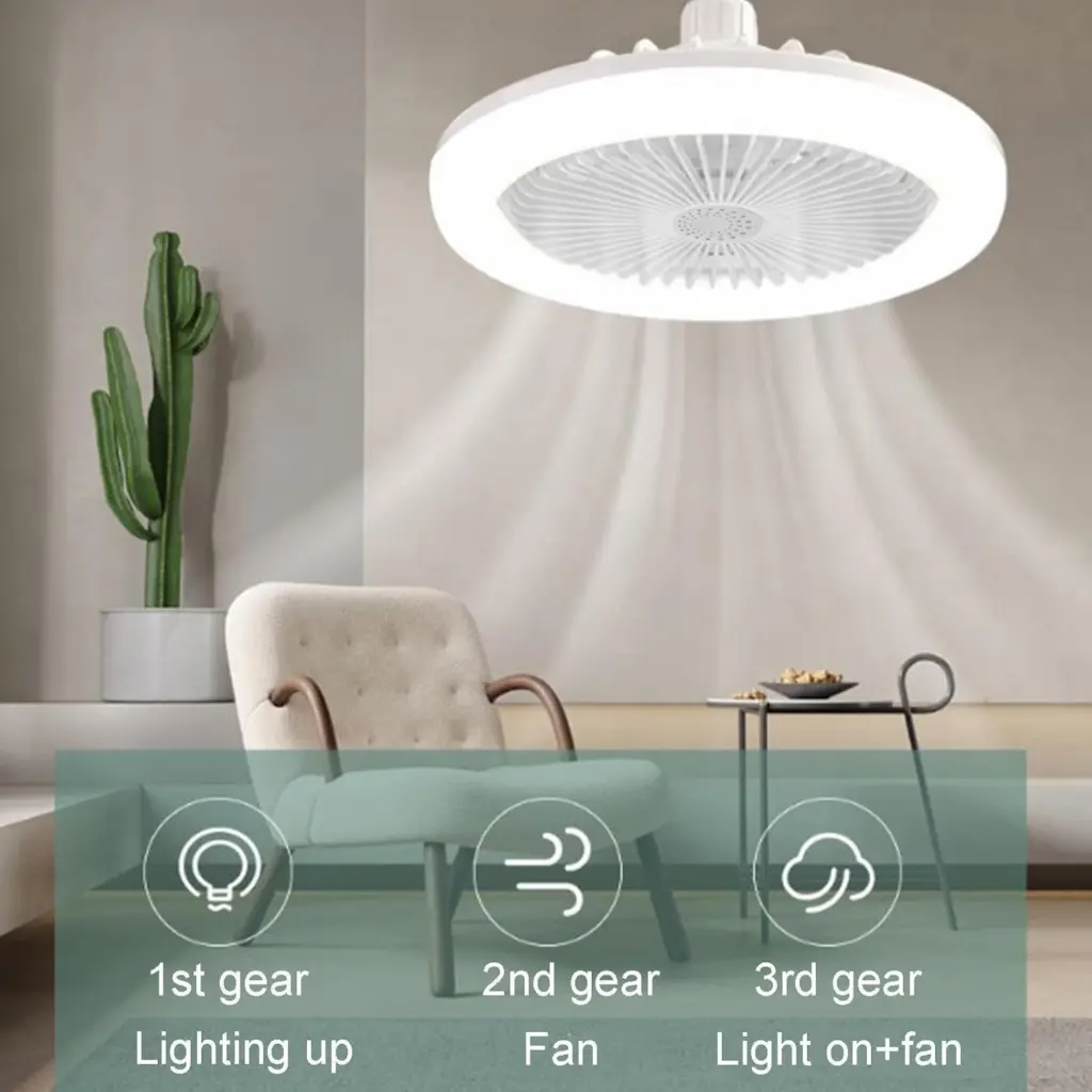 FAN WITH LED LIGHT 30W LED