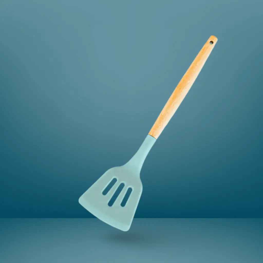 SILICONE COOKING SLOTTED TURNER SPOON 62G