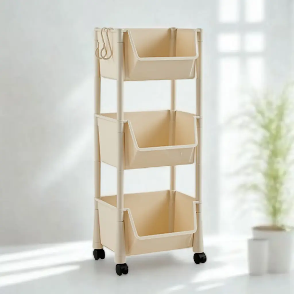 KITCHEN TROLLEY 4 LAYER 345*255*98