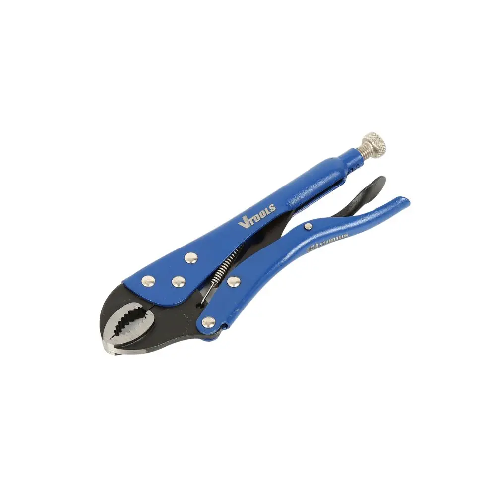 LOCKING PLIERS BLK AND BLUE CRV 10" VT2225