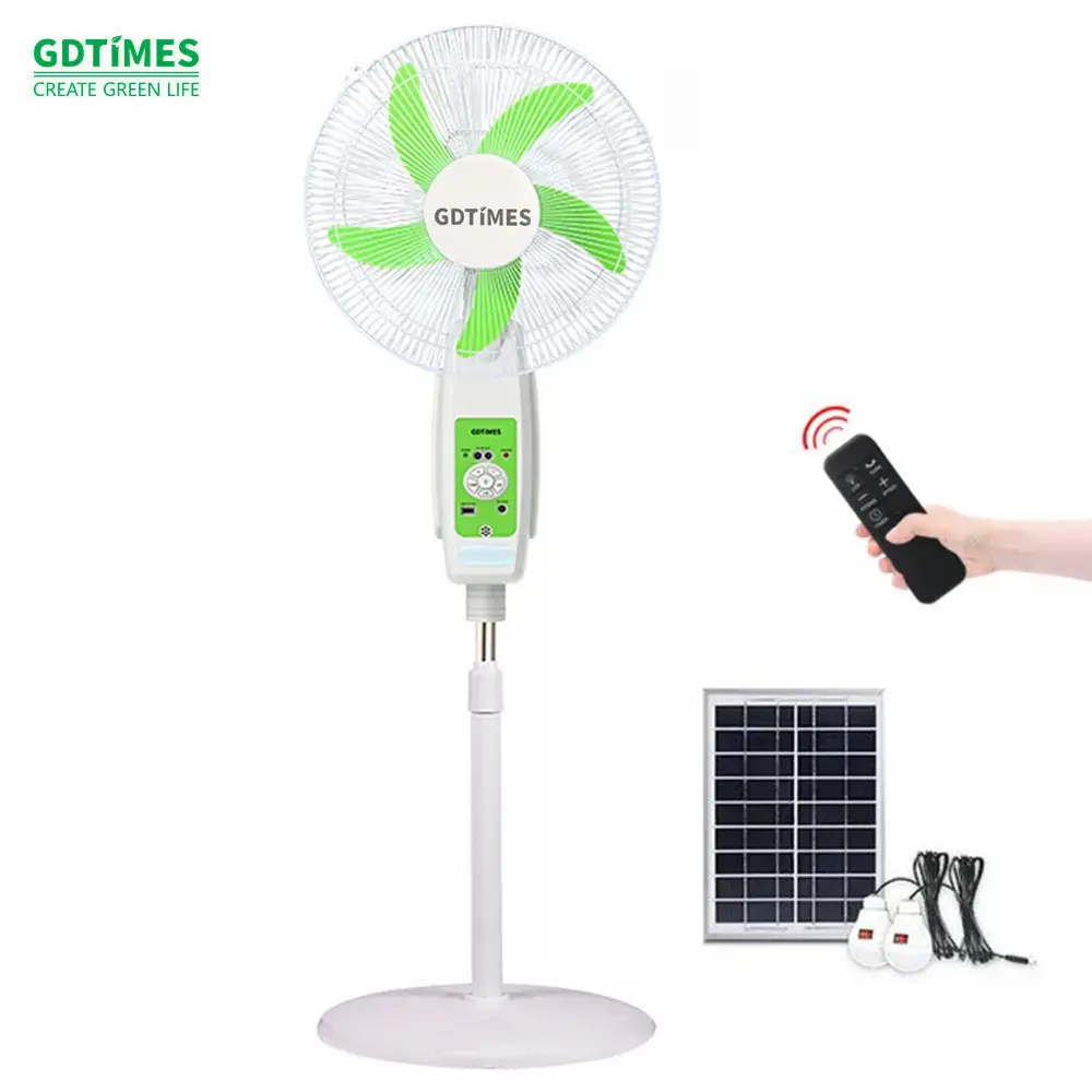 SOLAR CHARGING FAN PANEL 6V 22W 16INCHES GD956