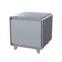 Smart Fridge With Wireless Charging Station & Bedside Table