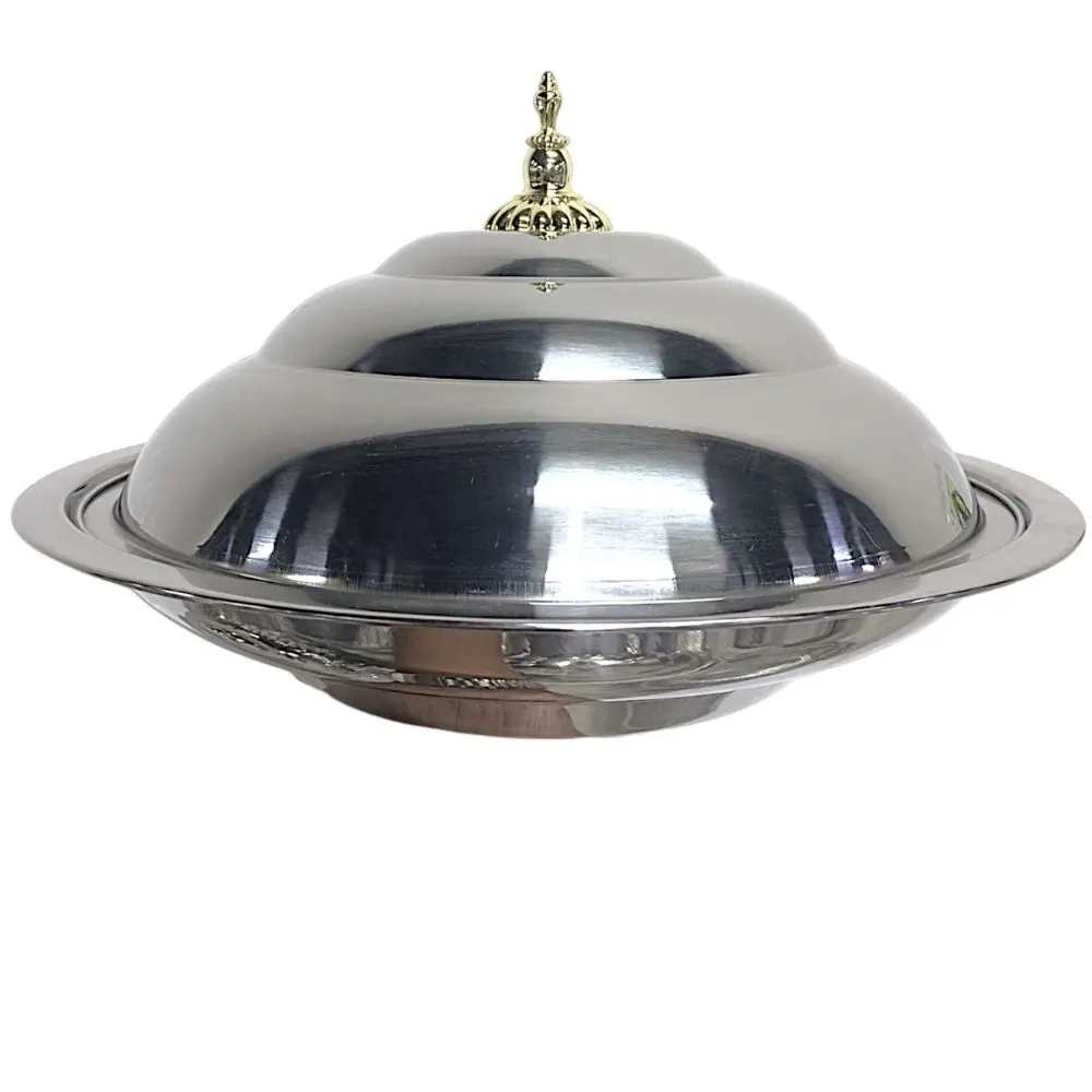 SS TRAY WITH COVER TX-45CM