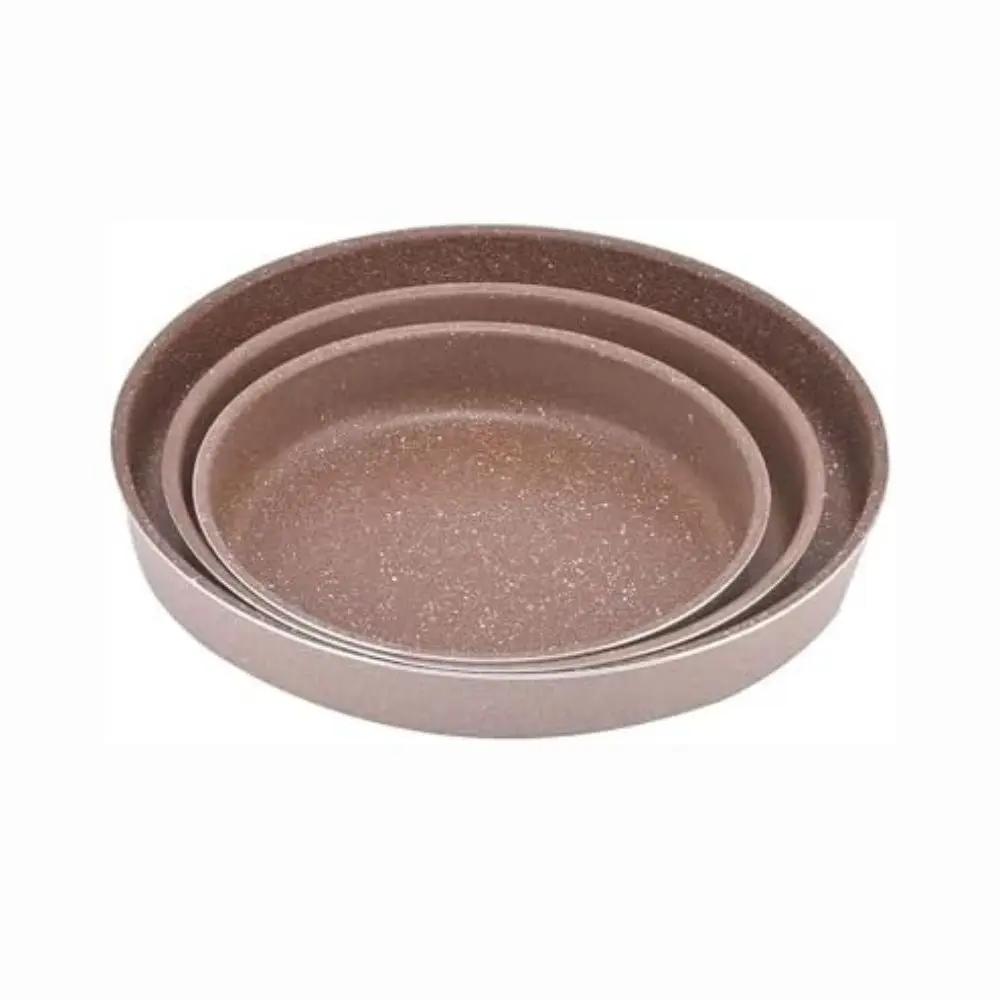 3 PCS GRANITE NONSTICK OVEN TRAY 28CM,32CM,36CM