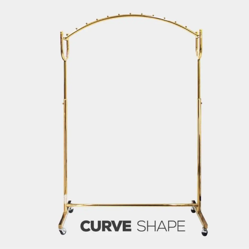 CLOTH HANGER CURVE GOLDEN 1MM*1034