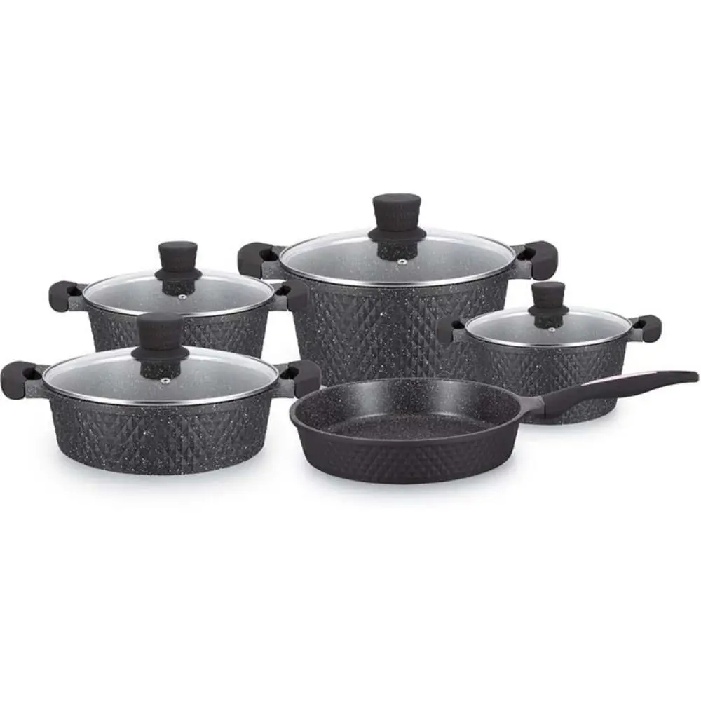 COOKWARE GRANITE SET  20CM,24CM,28CM,32CM.