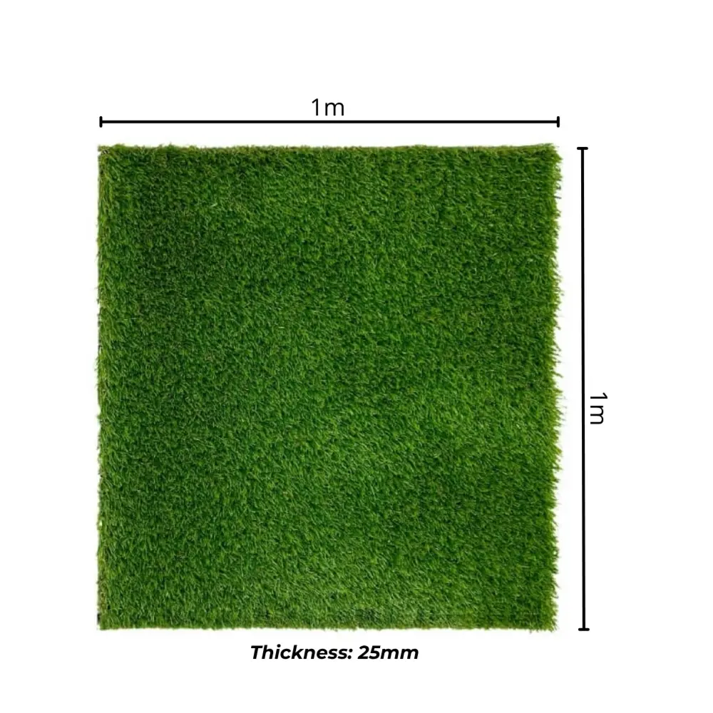 PE FAKE GRASS SHAPE 25MM 4*25MTS/ROLL