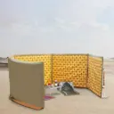 شبك نوافذ مفكوك قماش خارجي 600D مقاس 8م × 2م (عالٍ)