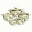 ENAMEL POT 5PCS/SET 20-22-24-26-28CM (HY25-0209-1 )