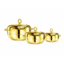 INSULATED CASEROLE GOLD 3PCS/SET (1,2,3.5ML) JN2408
