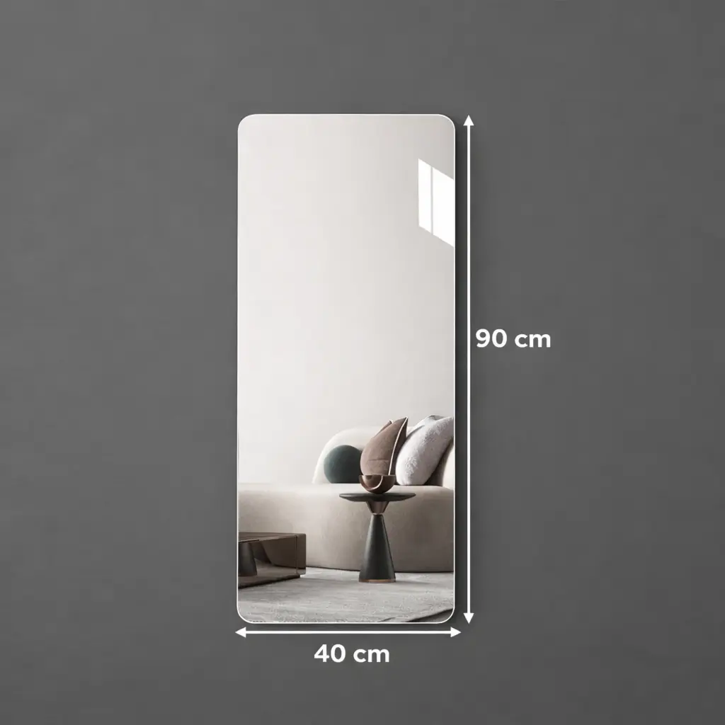 WALL MIRROR STICKER 40*90CM (HY251118-3-5)