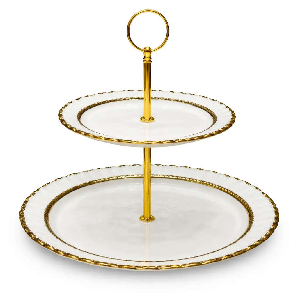 CAKE PLATE 2LAYER ROUND 15,20CM (2511-16001-24-55)