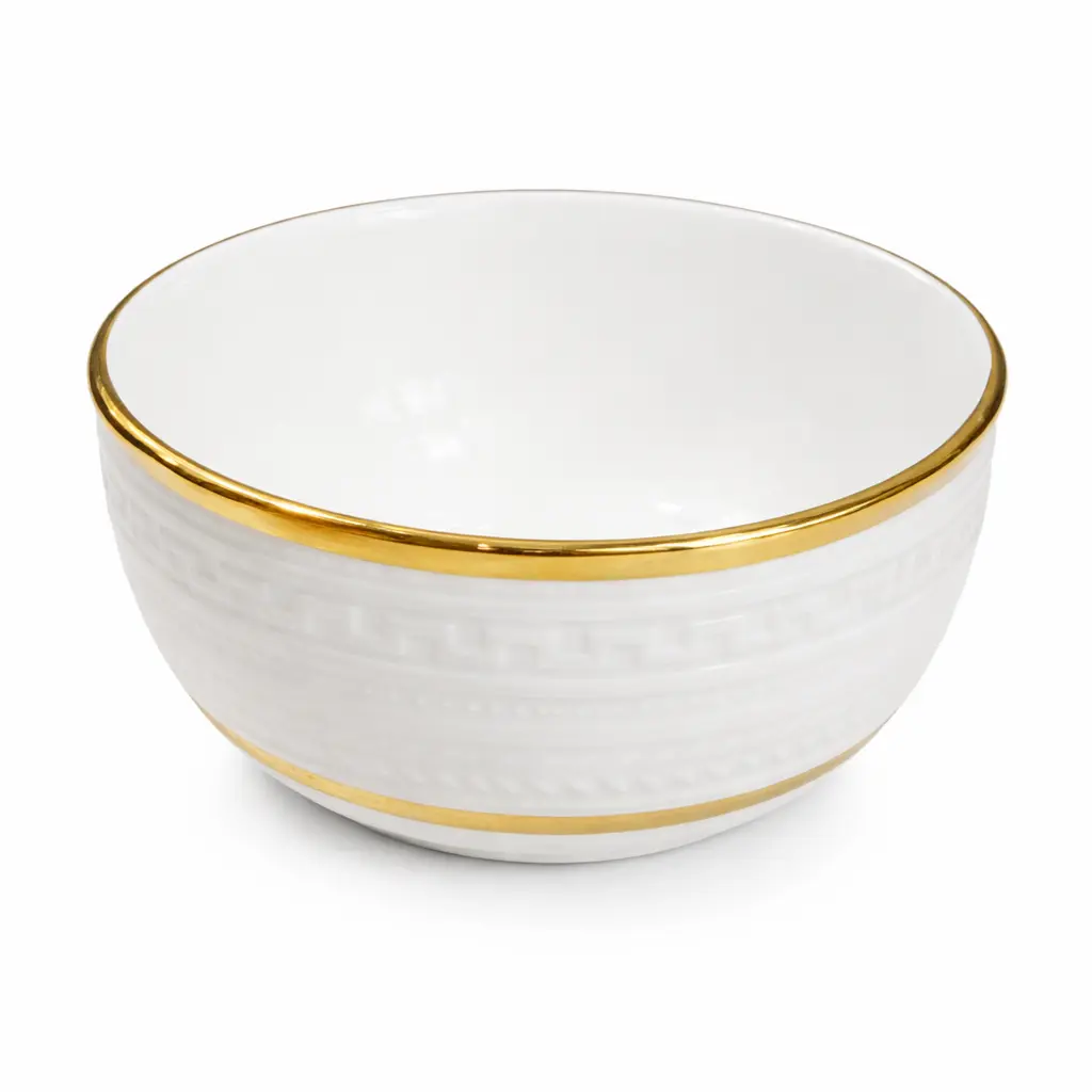SOUP BOWL WITH GOLD RIM (2511-16001-24-81)