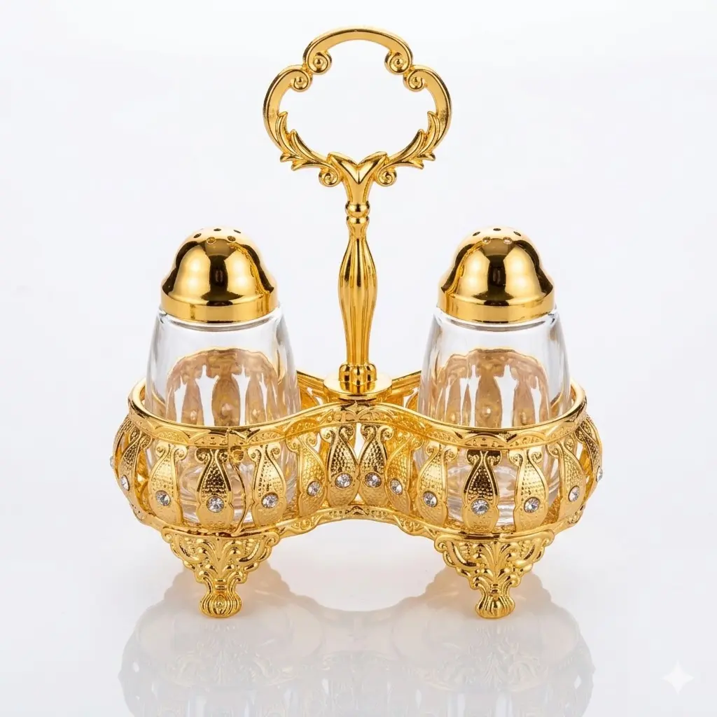 SALT & PEPPER CONDIMENT SET 20492