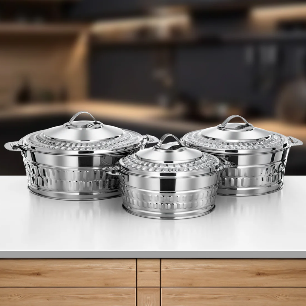 S.S HOT POT MANARA 24,27,30CM 3PCS/SET H26M14 - STS0293682