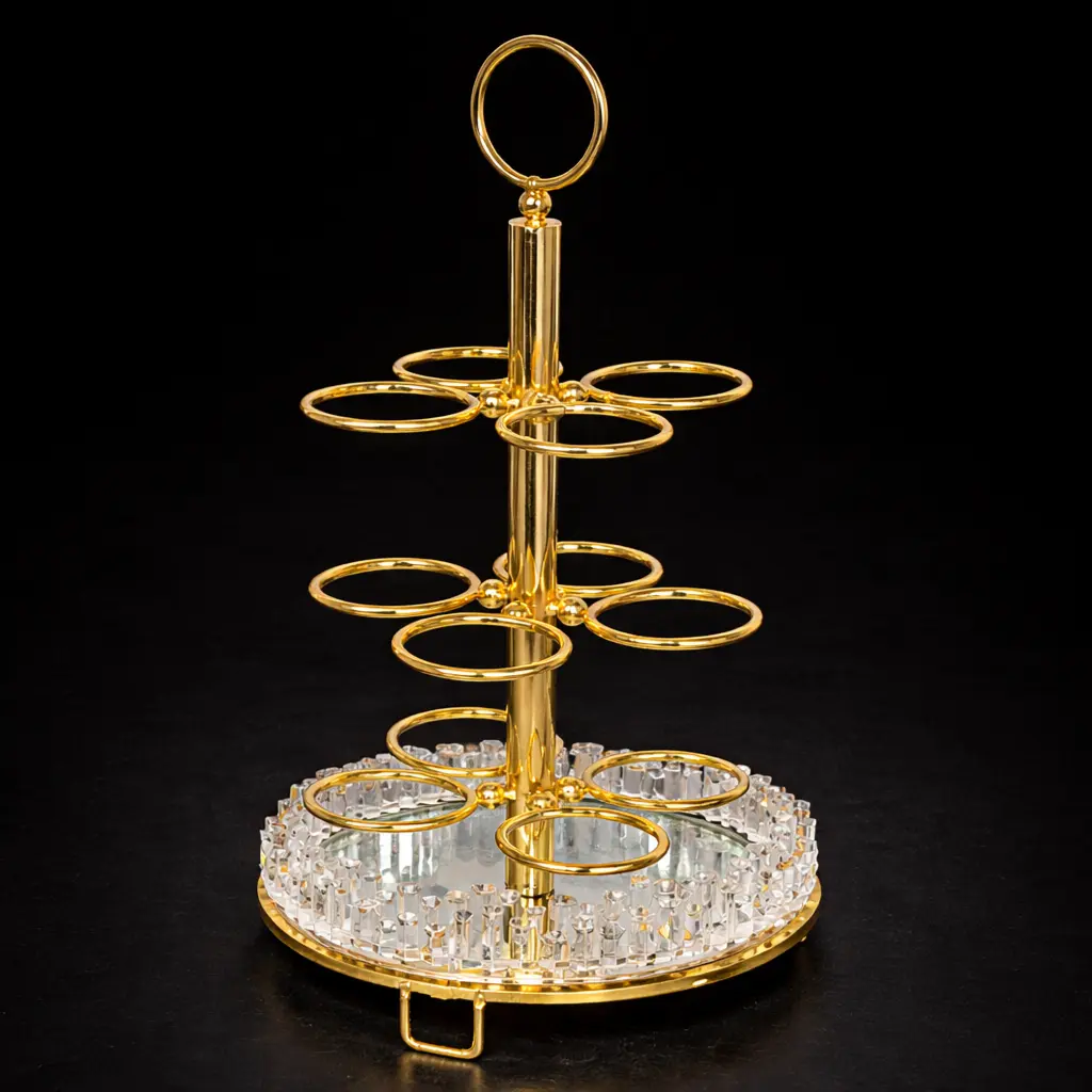 CUP HOLDER GOLD/SLIVER 