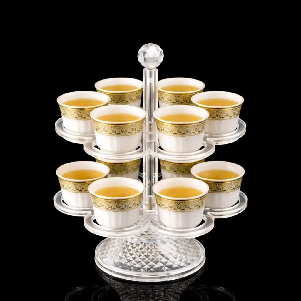 ACRYLIC CUP HOLDER 12 HOLE (2511-17015-10)-24/CTN