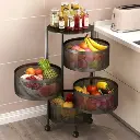 حامل بصل وخضروات 4 طبقات