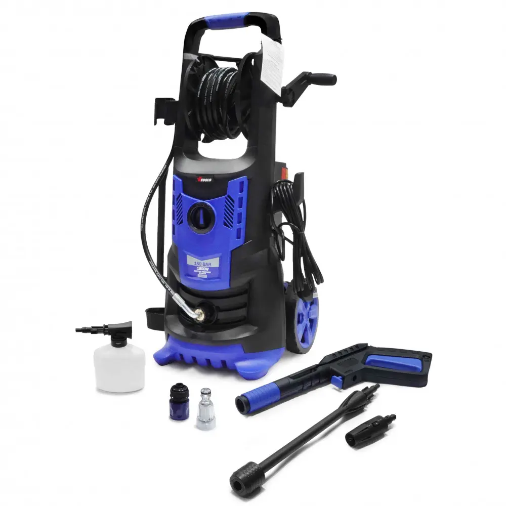 AIR COOLED INDUCTION PRESSURE WASHER 150BAR 1800W-ALUMINUM WIRE 