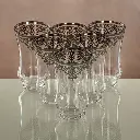 WATER CUP 6PCS SET 1152B-YCS-SIL