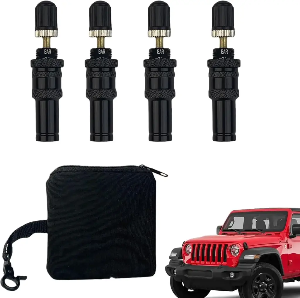 CAR TIRE AIR PRESSURE RELIEF VALVE DEFLATORS (4X4)