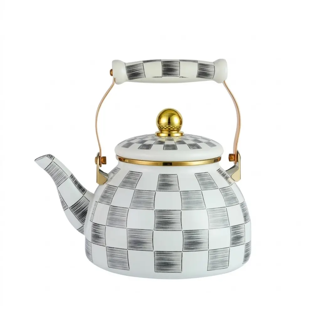 ENAMEL COATED TEAPOT 2L IN:20285