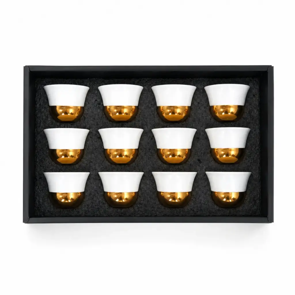 12 PCS CERAMIC COFFEE CUP SET IN:16067-1