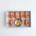 12 PCS CERAMIC CUP AND SAUCER SET IN:16067-4