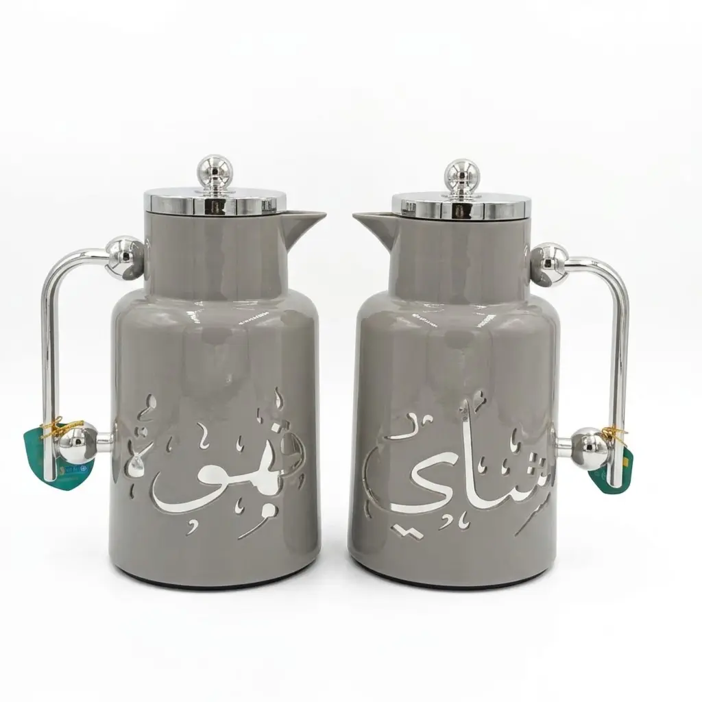 VACUUM JUG  FLASK 1.0L GREY/SLIVER IN:EJS-2502 HY260018-2