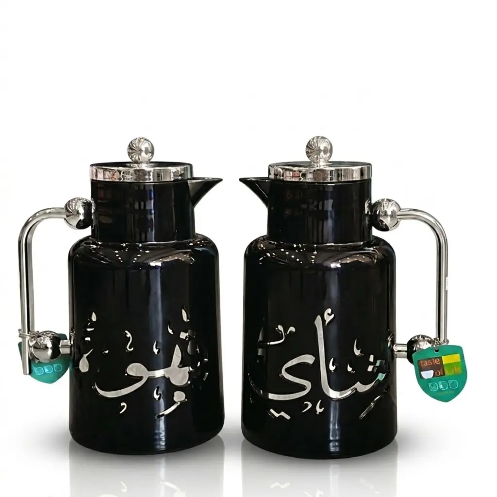 VACUUM JUG  FLASK 1.0L BLACK/SLIVER IN:EJS-2502 HY260018-2