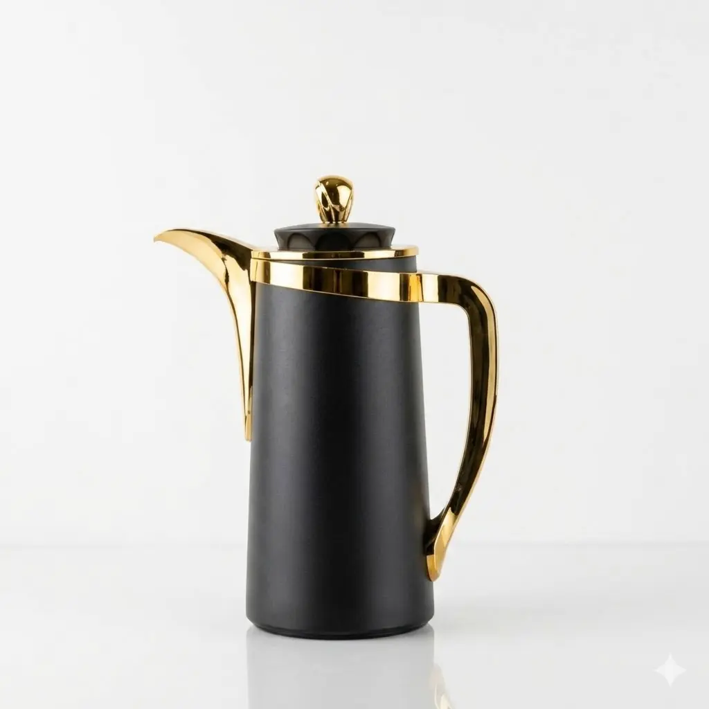VACUUM FLASK GOLDEN/BLACK 1.0L CBV-RWG CARP IN:HY260018-4