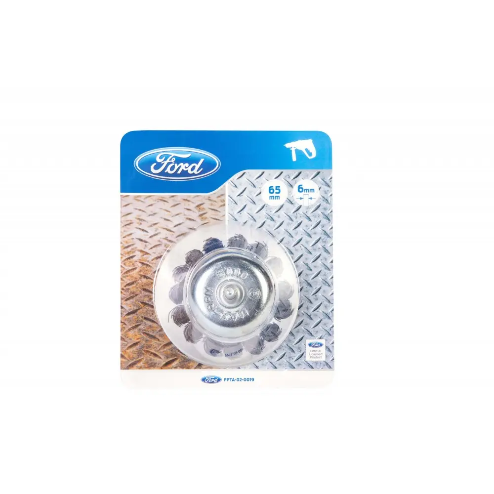CUP BRUSH TWISTED STEEL 65MM VTOOLS