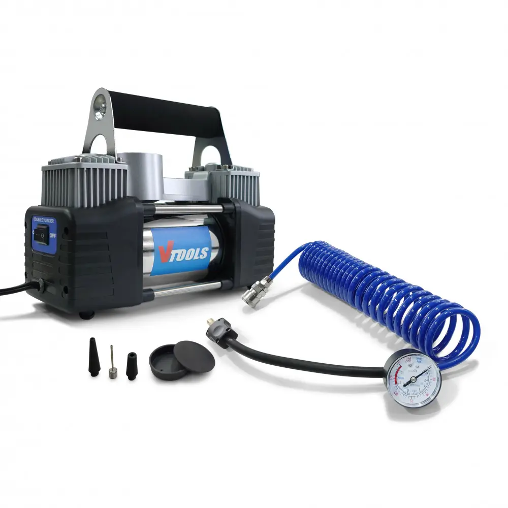 AIR COMPRESSOR-DOUBLE CYLINDER VTOOLS