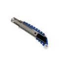 BLUE & SILVER ALUMINUM UTILITY KNIFE (100*18*0.5MM) VTOOLS
