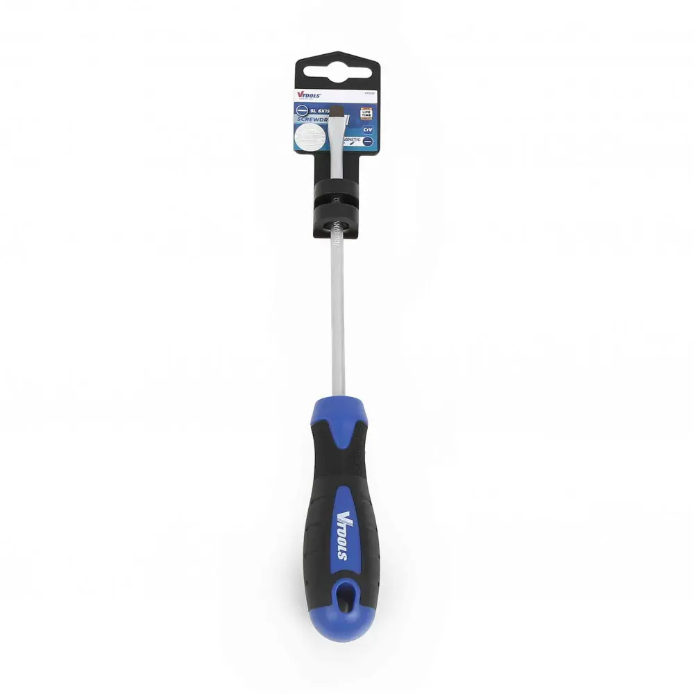 SLOTTED SCREWDRIVERS 150X6MM VTOOLS