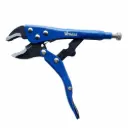 7" LOCKING PLIERS BLK AND BLUE CRV VTOOLS