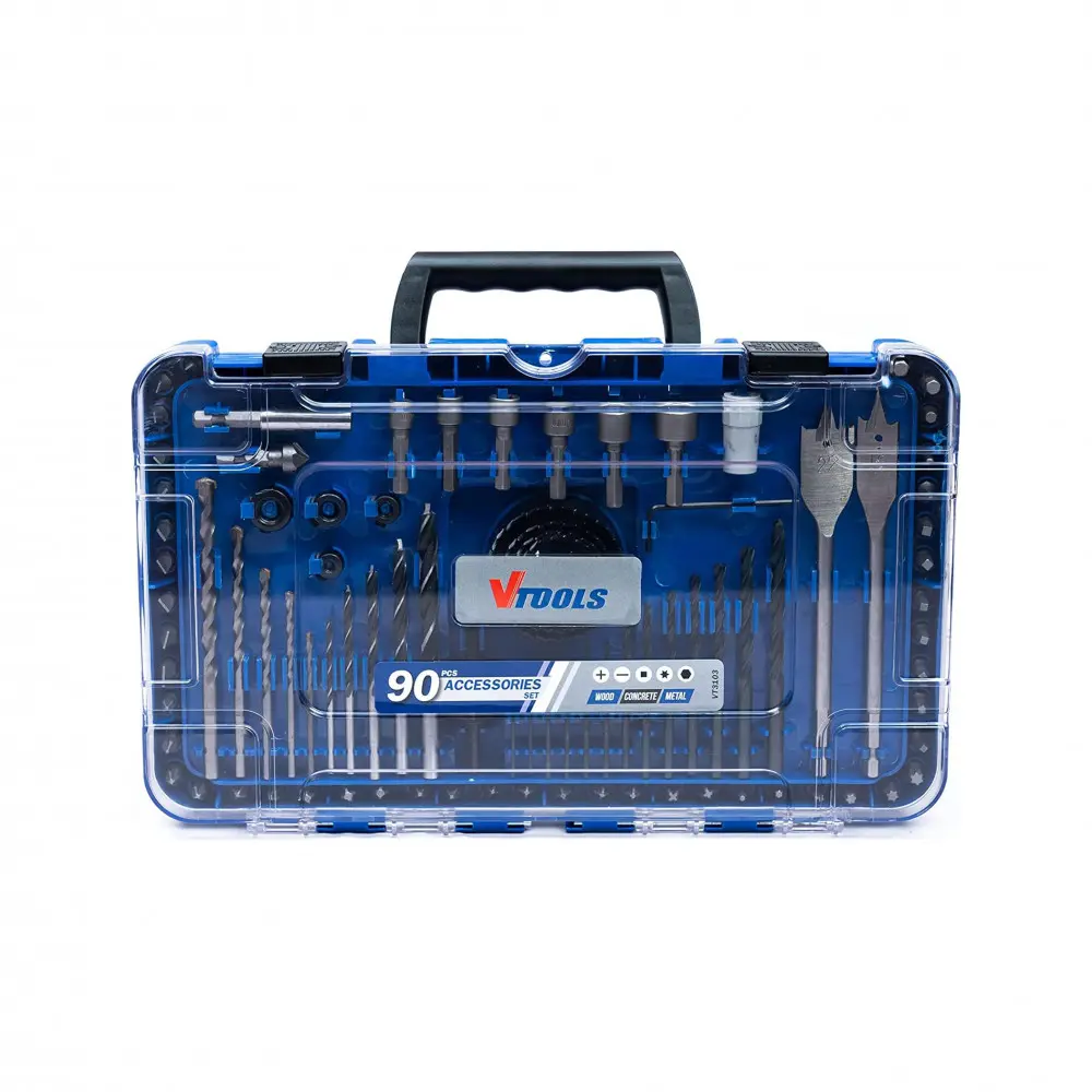 90PCS DRILLS & BITS SET VTOOLS