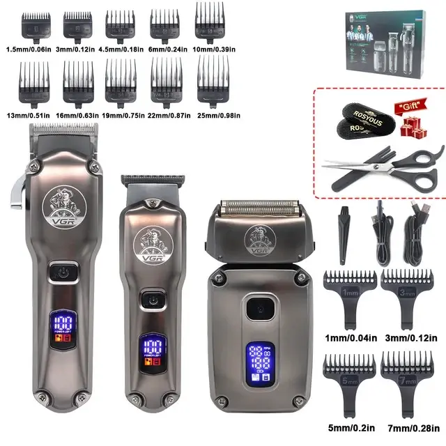 3 In 1 HAIR CLIPPER-VGR V-675 S3