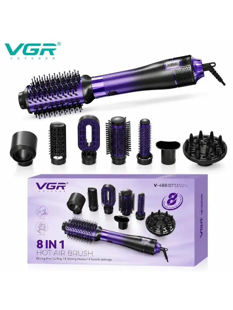 8 IN 1
HOTAIR BRUSH V-488