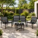 OUT DOOR TABLE AND CHAIR SET TX-F005A
GW:29KG (HY26-0098-2-6)